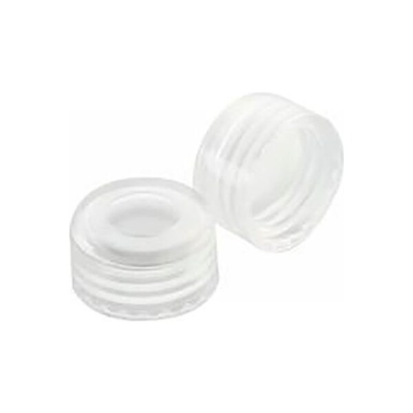 Cp Lab Safety. Wheaton ABC 9mm Open Top Screw Caps, 0.01, Natural, Case of 1000 W225336-06 - main